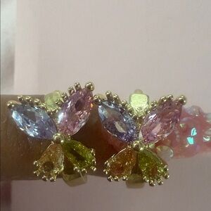 Pretty Bird Butterfly Gemstone Rings